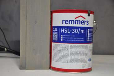 Remmers Profi Lasur HSL 30 Sonderfarbton Wassergrau 2,5 Ltr. Auslauf - Auf Bestand Achten!